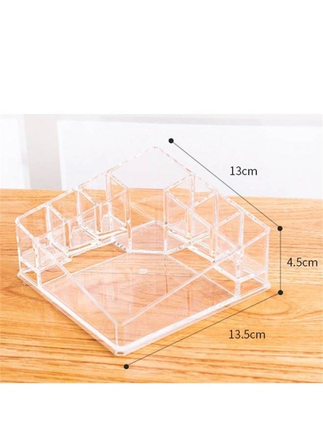 Kutis - 8 Compartments Cosmetic Storage Box For Lipstick, Brushes And Perfume - Image 1