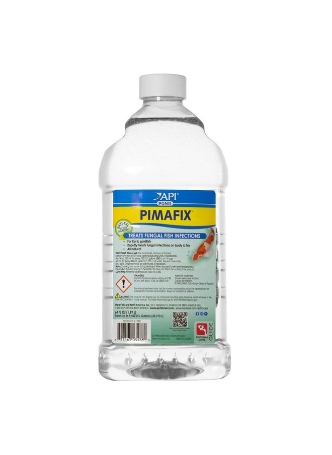 ايه بي آي API POND PIMAFIX علاج مضاد للفطريات لعدوى أسماك البرك، زجاجة سعة 64 أونصة  - Image 1