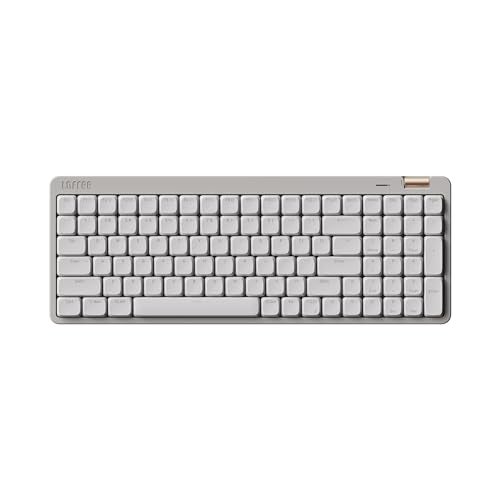 Lofree Flow Lite 100 Keys Low Profile Mechanical Keyboard, Swappable Rechargeable Wireless Keyboard with 2.4G Receiver, Bluetooth and Wired Connection for Windows, Mac/ Specter Linear Switches (Marble) - Image 1