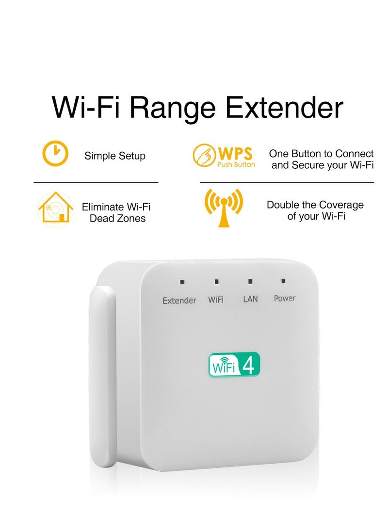 General WiFi Extender Repeater Long Distance Amplifier with Ethernet Port Internet Amplifier Quick Setup Home Wireless Signal Booster  - Image 4