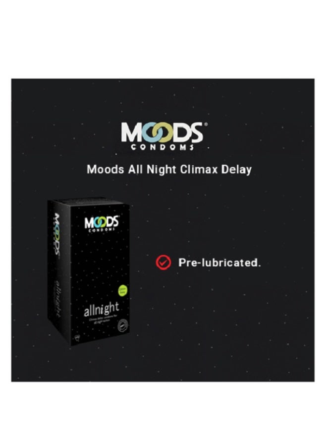 Moods 12-Piece All-Night Climax Delay Condom - Image 4