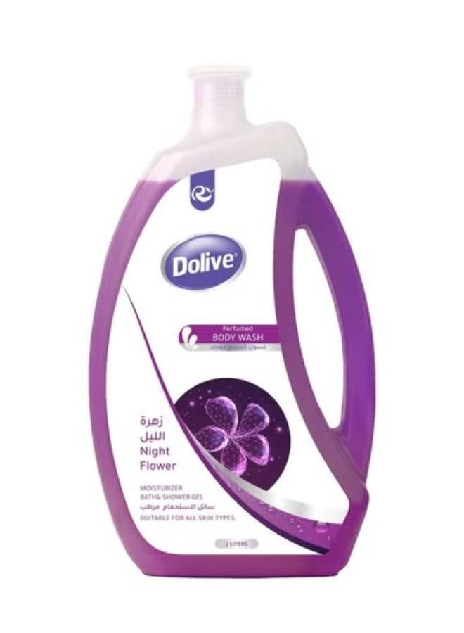 شاور جل استحمام غسول للجسم دوليف برائحة زهرة الليل - 2لتر
