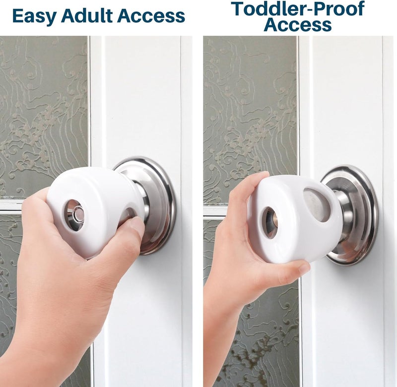 Inaya Baby Proofing Door Knob Cover - 4 Pack - Image 4