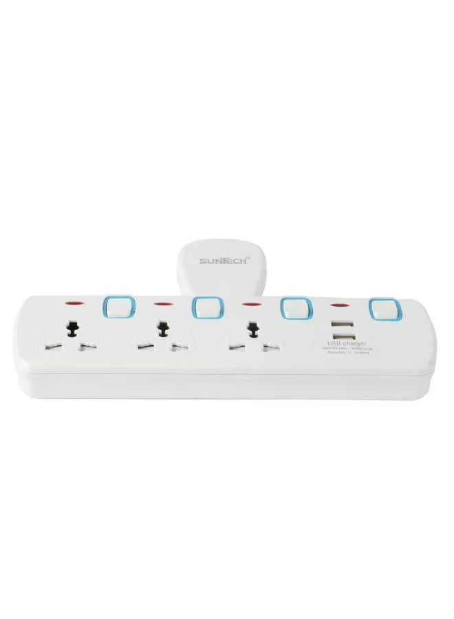 صن تك مقبس USB T عالمي ثلاثي الاتجاه ثنائي الاتجاه - Image 5