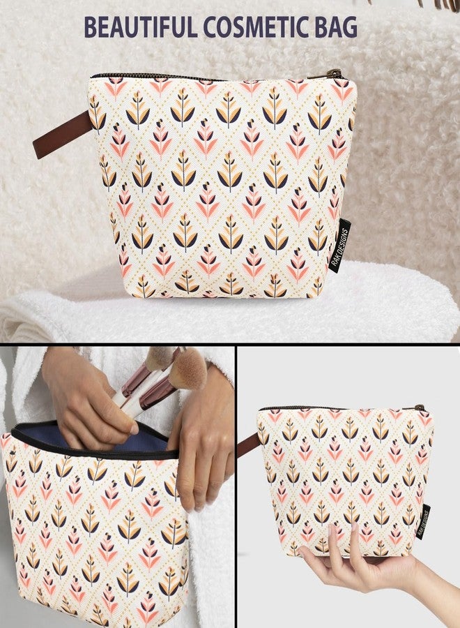 حقيبة مستحضرات تجميل مطبوعة من تصميمات رأس الخيمة | حقيبة مكياج (متعددة الألوان) - Image 5