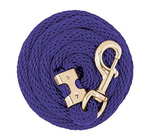 Weaver Leather Poly Value Lead Rope, Purple, 5/8" x 8' - Image 1