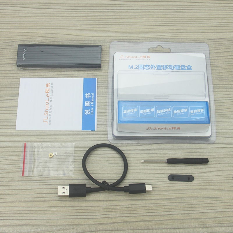 Usb3.0Type-C Dual Interface M.2 Solid State Hard Disk Box Ngff To Typec Hard Disk Box - Image 5