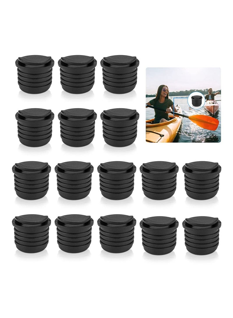 Luckam Boat Scupper Plugs, 16 Pcs Kayak Drain Plug Kayak Bungs Kayak Scupper Stoppers Ocean Kayak Scupper Plugs Kayak Drain Plug Replacement for Kayak Canoe Boat Drain Holes - Image 1