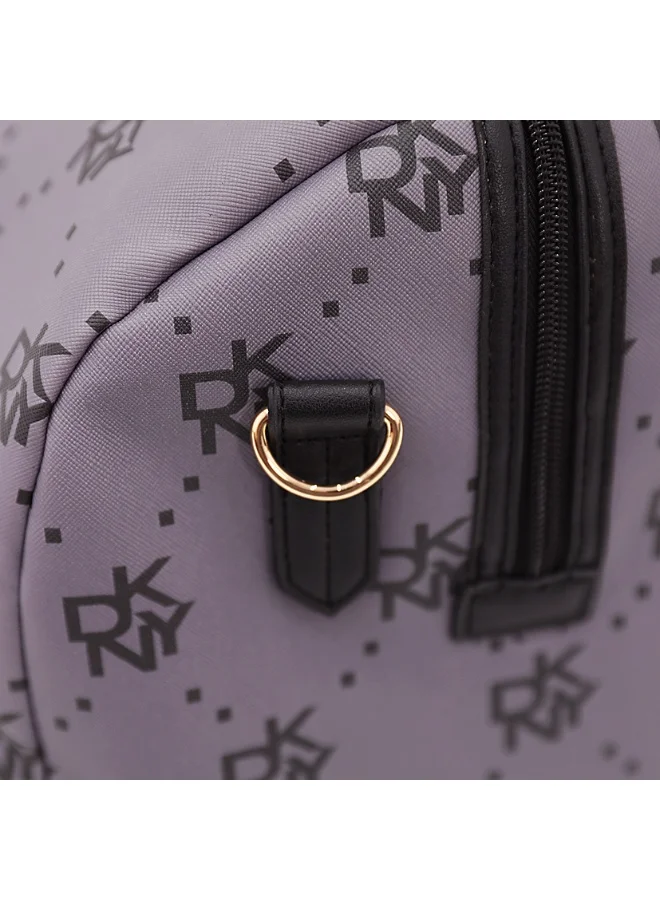DKNY Street Creed Duffle Bags for Unisex | Ultra Lightweight Travel, Sports & Gym Duffle Bags Color PLUM