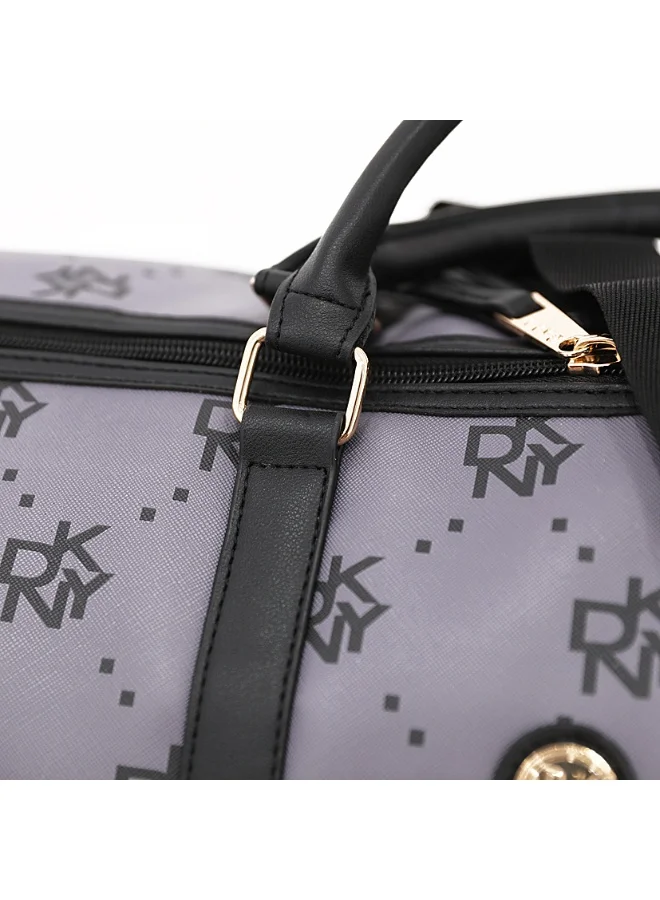 DKNY Street Creed Duffle Bags for Unisex | Ultra Lightweight Travel, Sports & Gym Duffle Bags Color PLUM