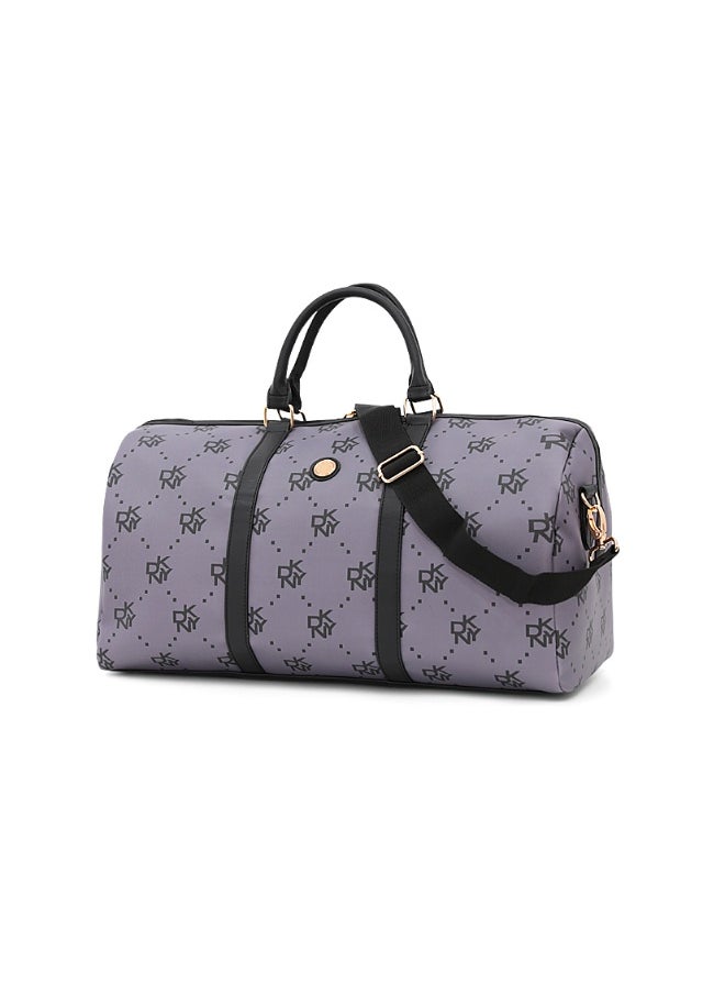 DKNY Street Creed Duffle Bags for Unisex | Ultra Lightweight Travel, Sports & Gym Duffle Bags Color PLUM  - Image 1