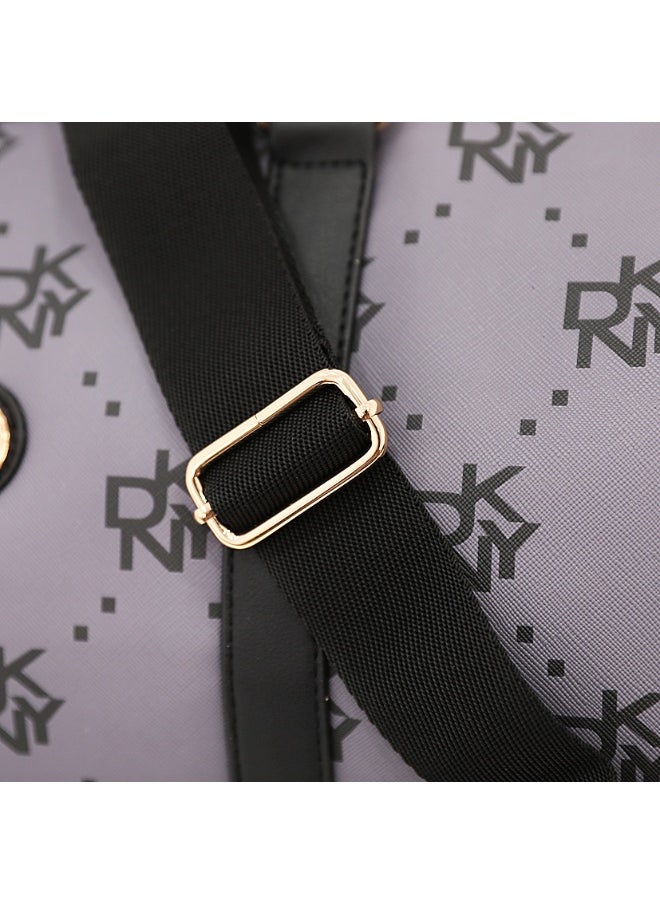 DKNY Street Creed Duffle Bags for Unisex | Ultra Lightweight Travel, Sports & Gym Duffle Bags Color PLUM  - Image 3