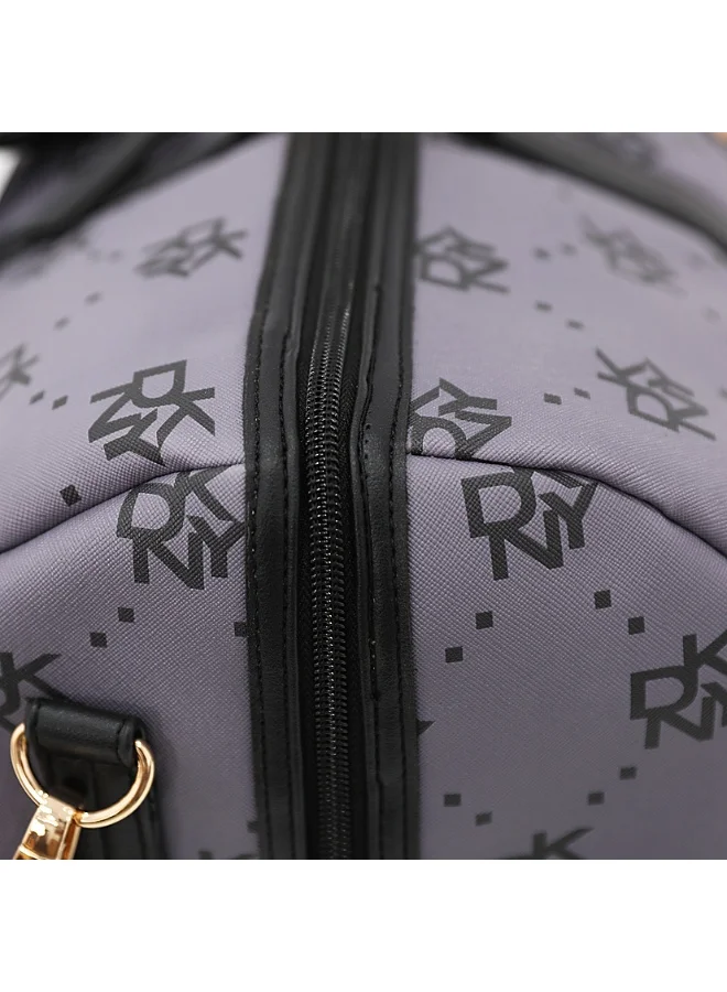 DKNY Street Creed Duffle Bags for Unisex | Ultra Lightweight Travel, Sports & Gym Duffle Bags Color PLUM