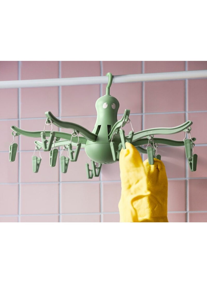 co arma 16-Pin Clothes Dryer, Green  - Image 1