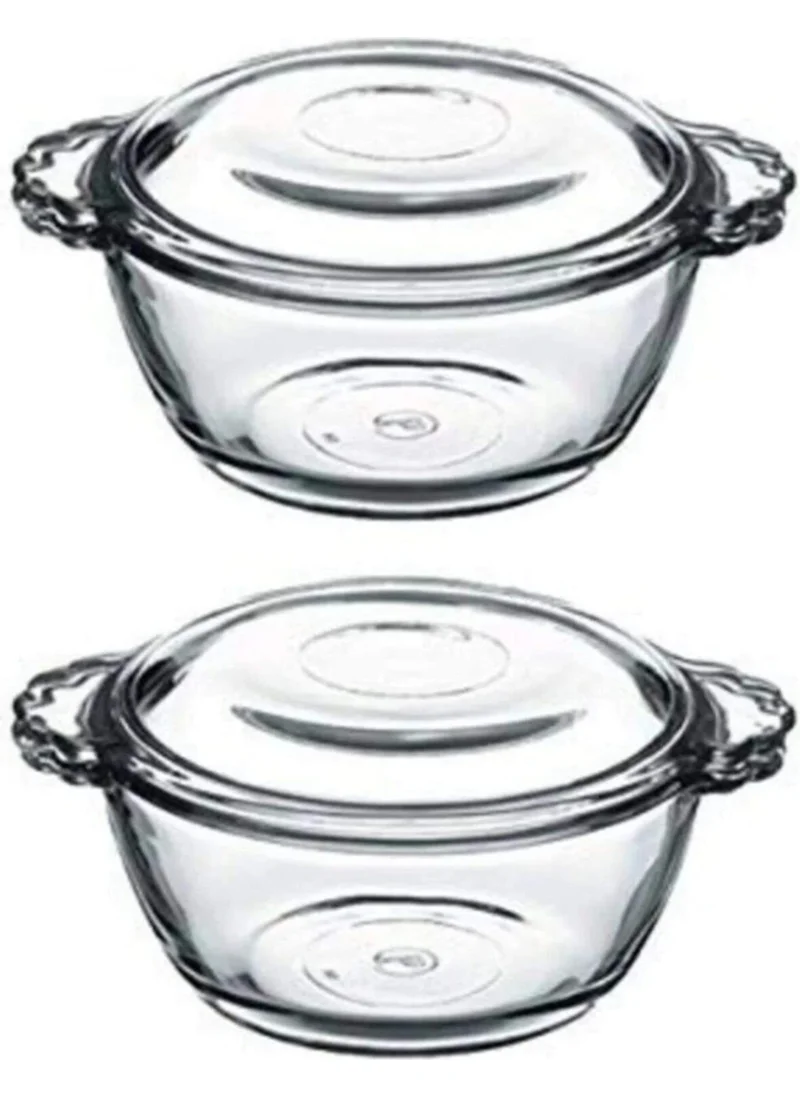 Paşabahçe Cam Basic Mini Storage Container Set of 2 (97343)