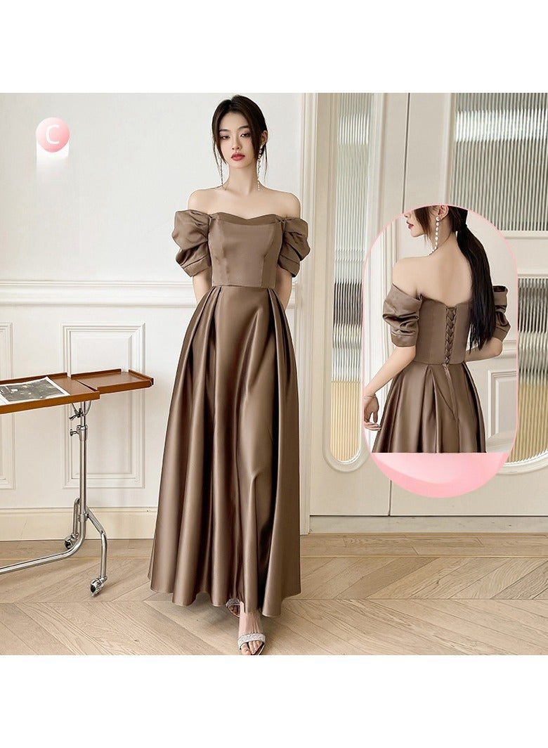 KUYING New Fashionable and Elegant Bridesmaid Dress  - Image 1