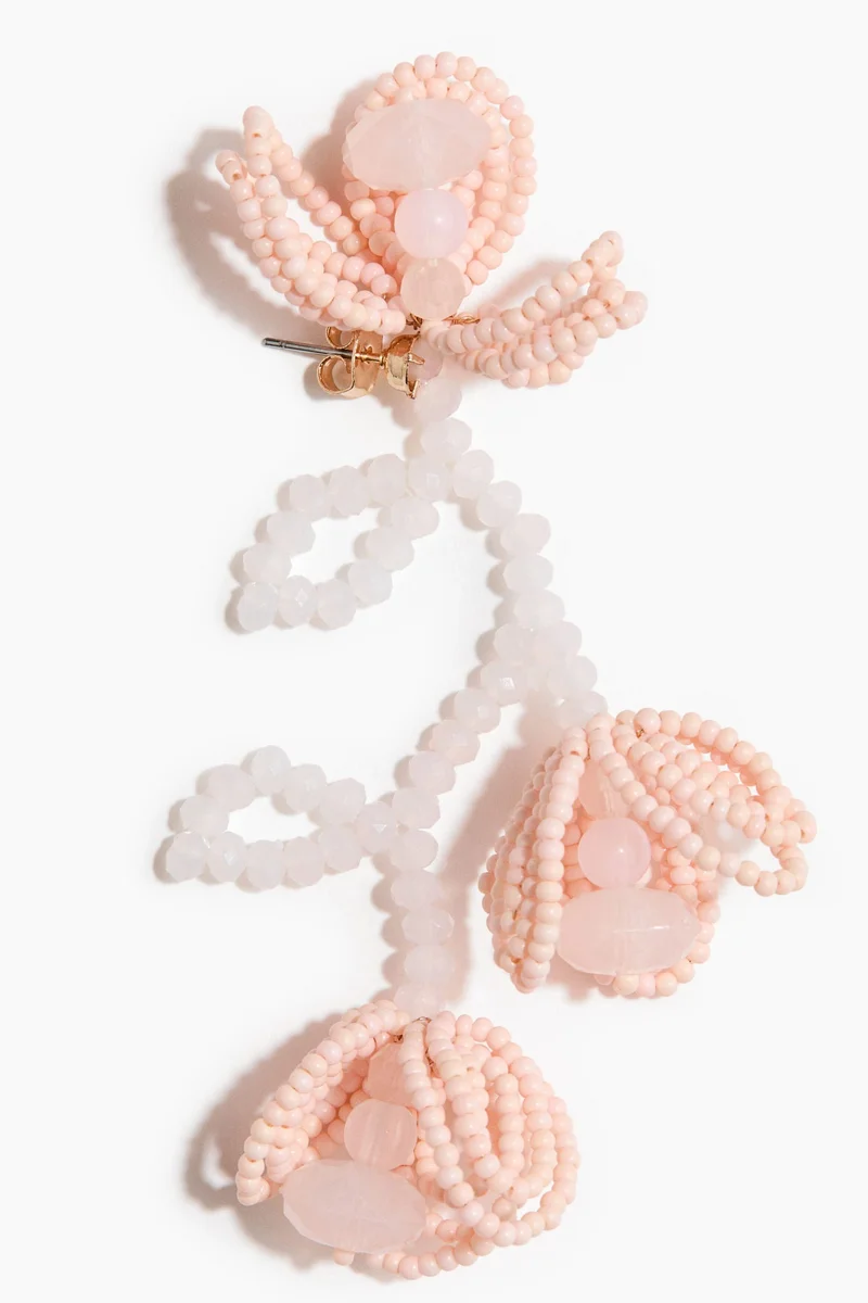 H&M  Beaded flower earrings for Women | Best Price UAE