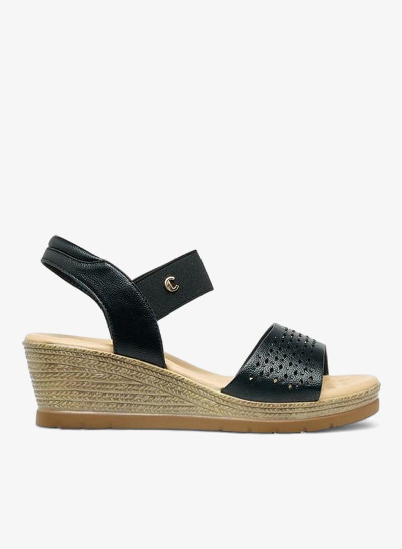 Le Confort Women Wedge Heel Slingback Sandals - Image 1