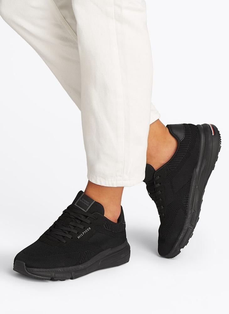 TOMMY HILFIGER - LIGHTWEIGHT KNIT TRAINERS - Image 1