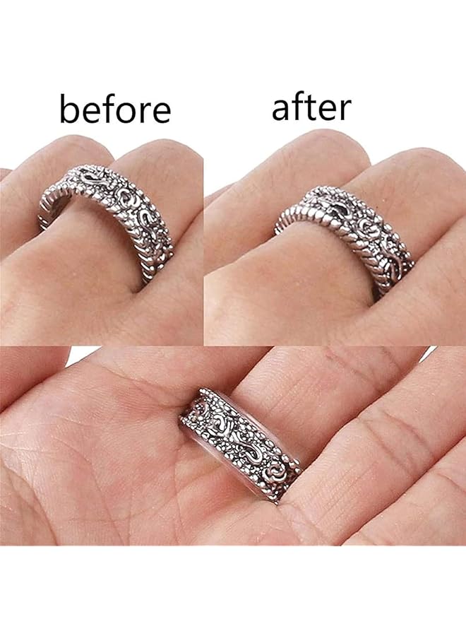 erorex Ring Size Adjuster Invisible Ring Sizer Adjuster For Loose Rings Re Sizer Fit Any Rings With Jewelry Polishing Cloth Premium Ring Tightner For Women And Men 8Pcs - Image 5