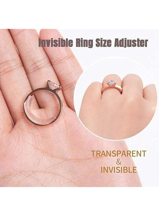 erorex Ring Size Adjuster Invisible Ring Sizer Adjuster For Loose Rings Re Sizer Fit Any Rings With Jewelry Polishing Cloth Premium Ring Tightner For Women And Men 8Pcs - Image 4