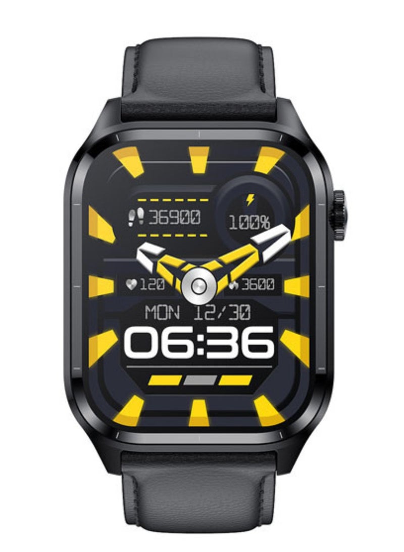 ProOne ProOne PWS12 Smart Watch – Bluetooth Calling, Heart Rate & Blood Pressure Monitor, 1.91" HD Touch Screen, Multiple Sports Modes, NFC, Voice Assistant, IP68 Waterproof  - Image 1