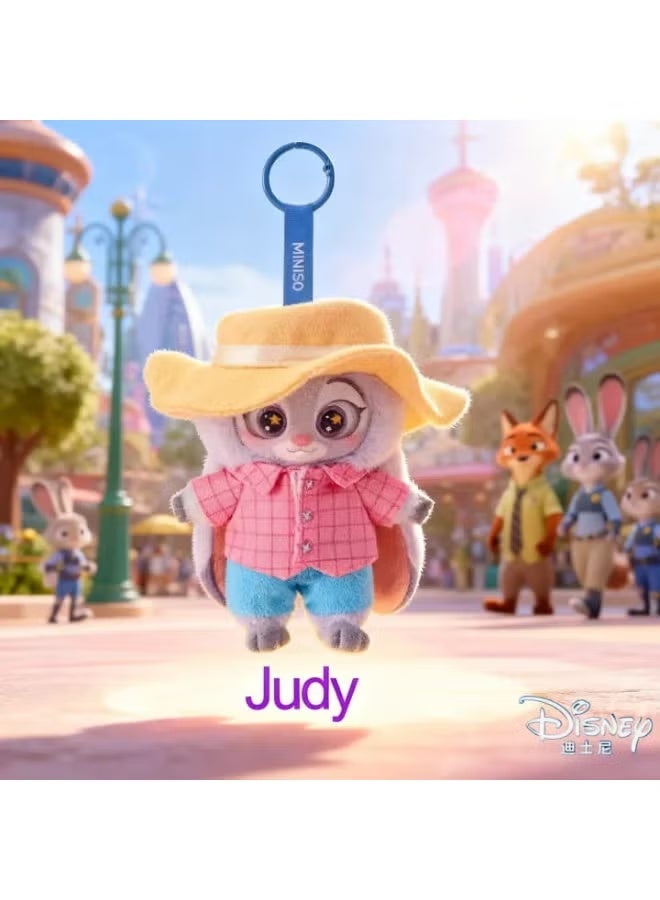 Zootopia Judy Keyring A cute little doll featuring the beloved character Judy from Zootopia. A great gift choice for Disney and Zootopia fans. A small item that adds a fun and unique touch to any bag or keychain. - Image 1