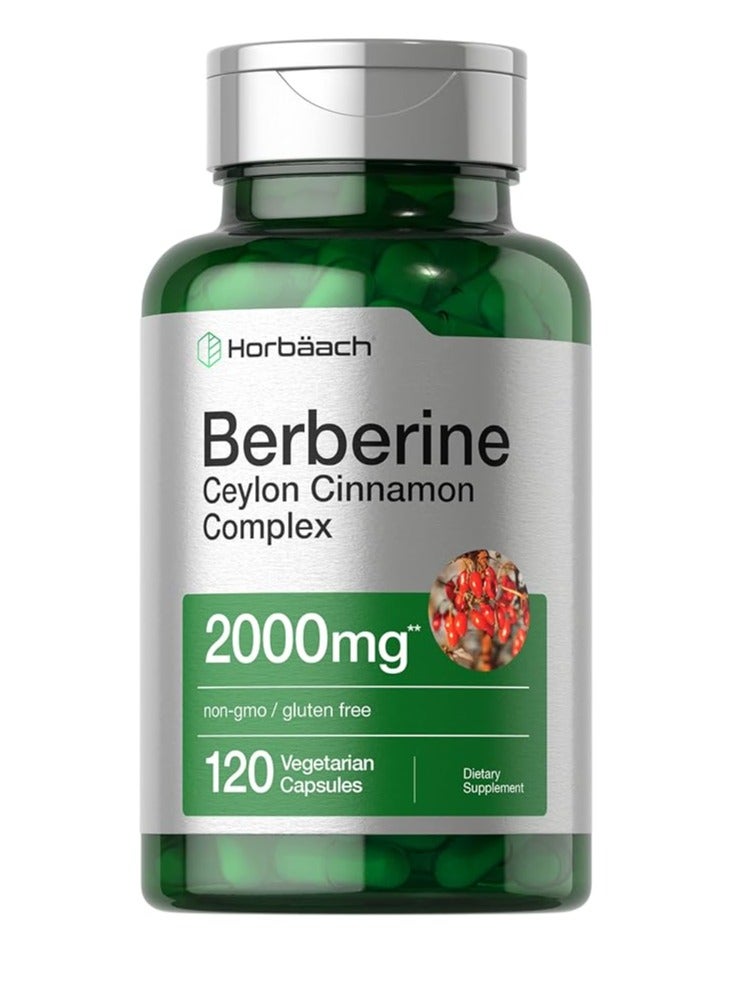 بربارين بلس قرفة سيلان 2000 مجم، 120 كبسولة نباتية