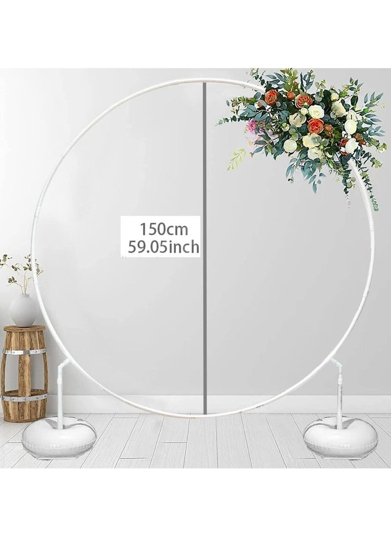 JOLLITY LLC 1 Set Balloon Column Arch Kit Circle Round Shape Balloon Stand Holder Centerpieces for Birthday Wedding Baby Shower Background Party Supplies 150 CMS  - Image 2