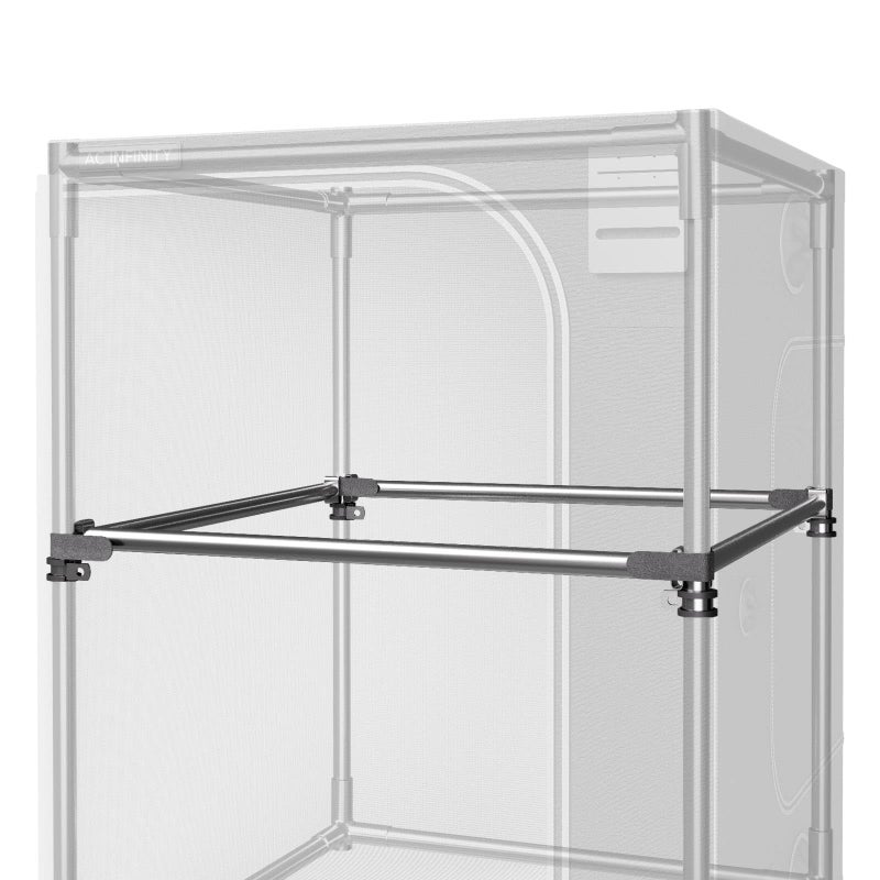 AC Infinity AC Infinity HeavyDuty Grow Tent Mounting Bars 5x5 High Airflow CFM Kit Prevents Walls from Sucking in Trellis and Supplemental Lights Mounting for All 5x5 Indoor Grow Tents 