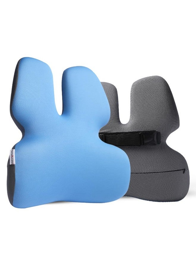 HealthSense وسادة دعم الظهر الصحية HealthSense Soft-Spot BC 21 مع رغوة الذاكرة للدراسة، المنزل، كرسي المكتب والأريكة مع دعم القطن لتخفيف آلام الظهر (عشب (BC25، 1)) - Image 1