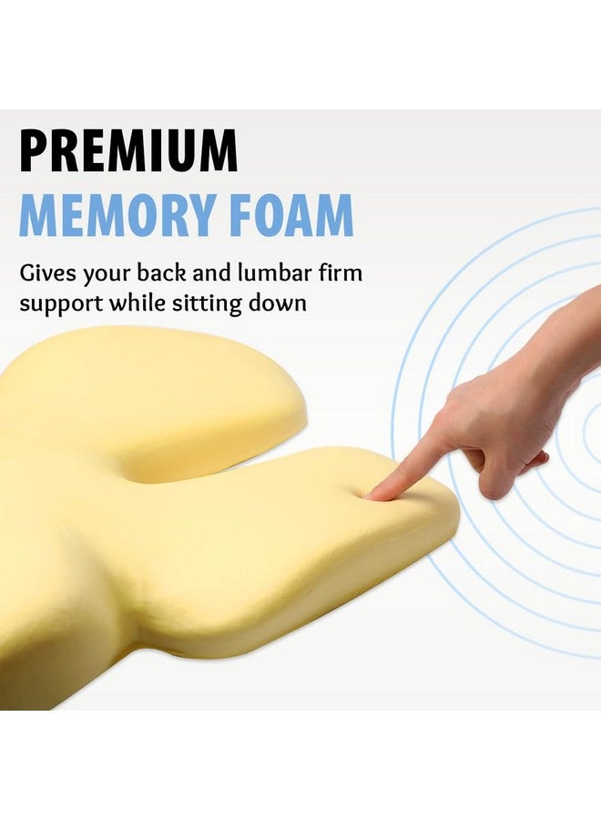 HealthSense وسادة دعم الظهر الصحية HealthSense Soft-Spot BC 21 مع رغوة الذاكرة للدراسة، المنزل، كرسي المكتب والأريكة مع دعم القطن لتخفيف آلام الظهر (عشب (BC25، 1)) - Image 3