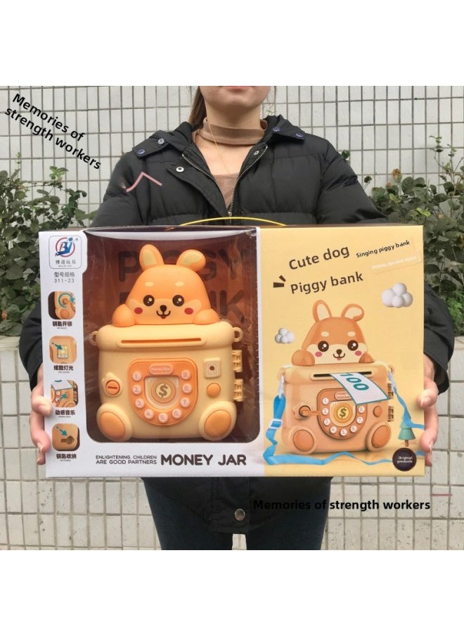 Generic Children's Piggy Bank Cute High-value Cute Pet Piggy Bank Boys And Girls Online Red Piggy Bank Kindergarten Gifts-Color:Cute Pet Piggy Bank [gift Box]-Size:Three Boxes [style Mix And Match]  - Image 3