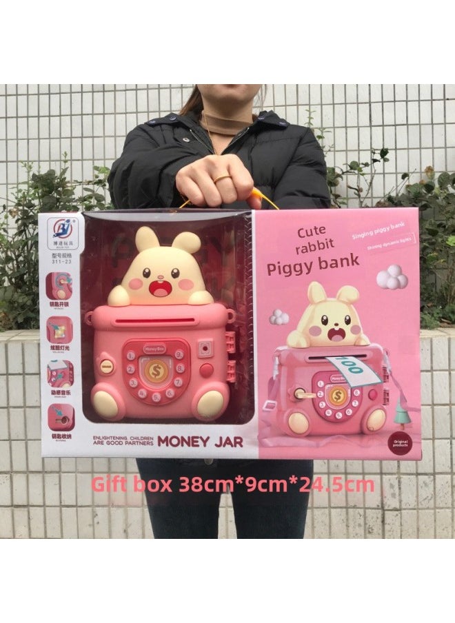 Generic Children's Piggy Bank Cute High-value Cute Pet Piggy Bank Boys And Girls Online Red Piggy Bank Kindergarten Gifts-Color:Cute Pet Piggy Bank [gift Box]-Size:Three Boxes [style Mix And Match]  - Image 1