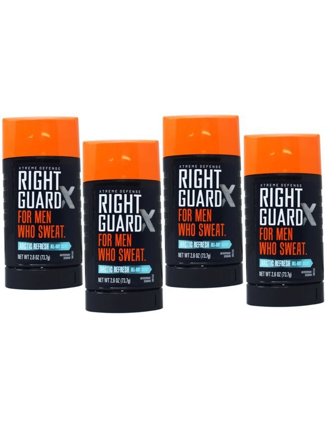 Right Guard Xtreme Defense 5 Arctic Refresh Antiperspirant 2.6 oz (Pack of 4) - Image 1