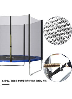 Generic Kids Outdoor Trampoline with Safety Lock Net, Edge Cover and 6ft Garden Jumping Mat  - Image 3