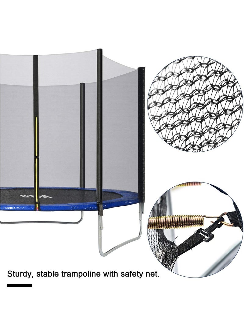Generic Kids Outdoor Trampoline with Safety Lock Net, Edge Cover and 6ft Garden Jumping Mat  - Image 3
