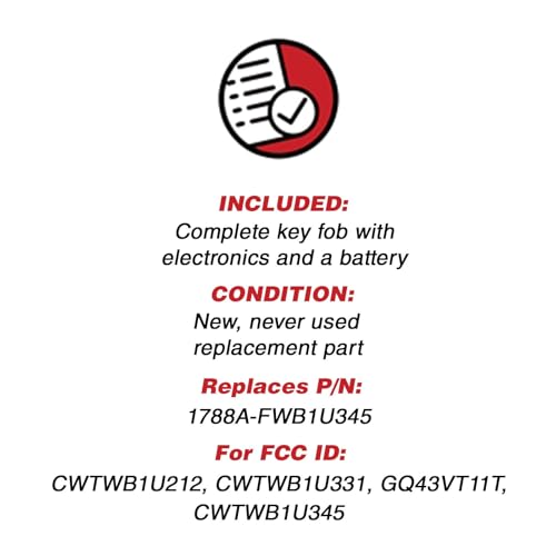 KeylessOption Keyless Entry Remote Fob Uncut Car Ignition Key for Ford Mustang Excursion Expedition Explorer Taurus Lincoln Navigator Town Car - Image 4