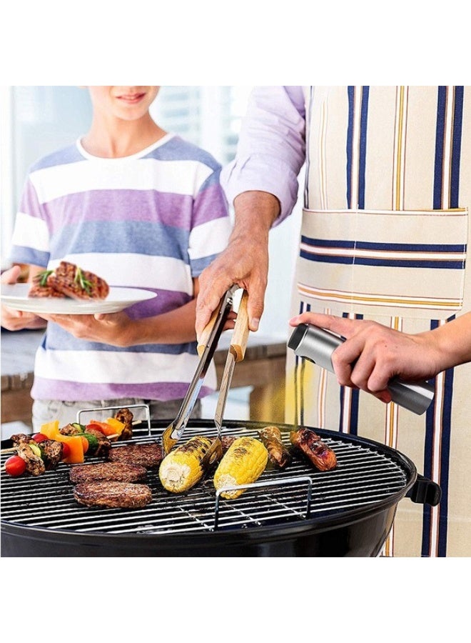 Happy Home Olive Oil Cooking Spray Bottle 100ml – Refillable 304 Food Grade Stainless Steel Oil Sprayer with Pump Nozzle for Air Fryer, Grilling, Salad, Frying, Baking and BBQ – Portable, Safe, Durable Kitchen Oil and Vinegar Dispenser for Healthy Cooking - Image 4