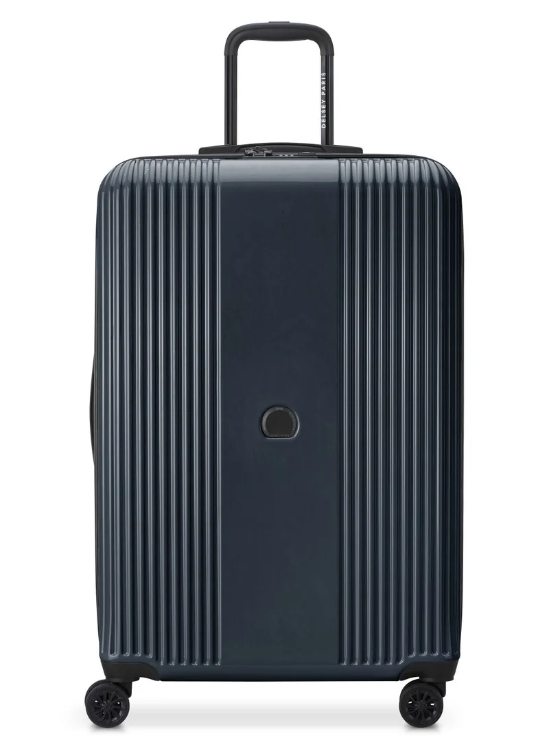 DELSEY Paris Ophelie 82cm Hardcase 4 Double Wheel Expandable Check-In Luggage Trolley - Glossy Blue