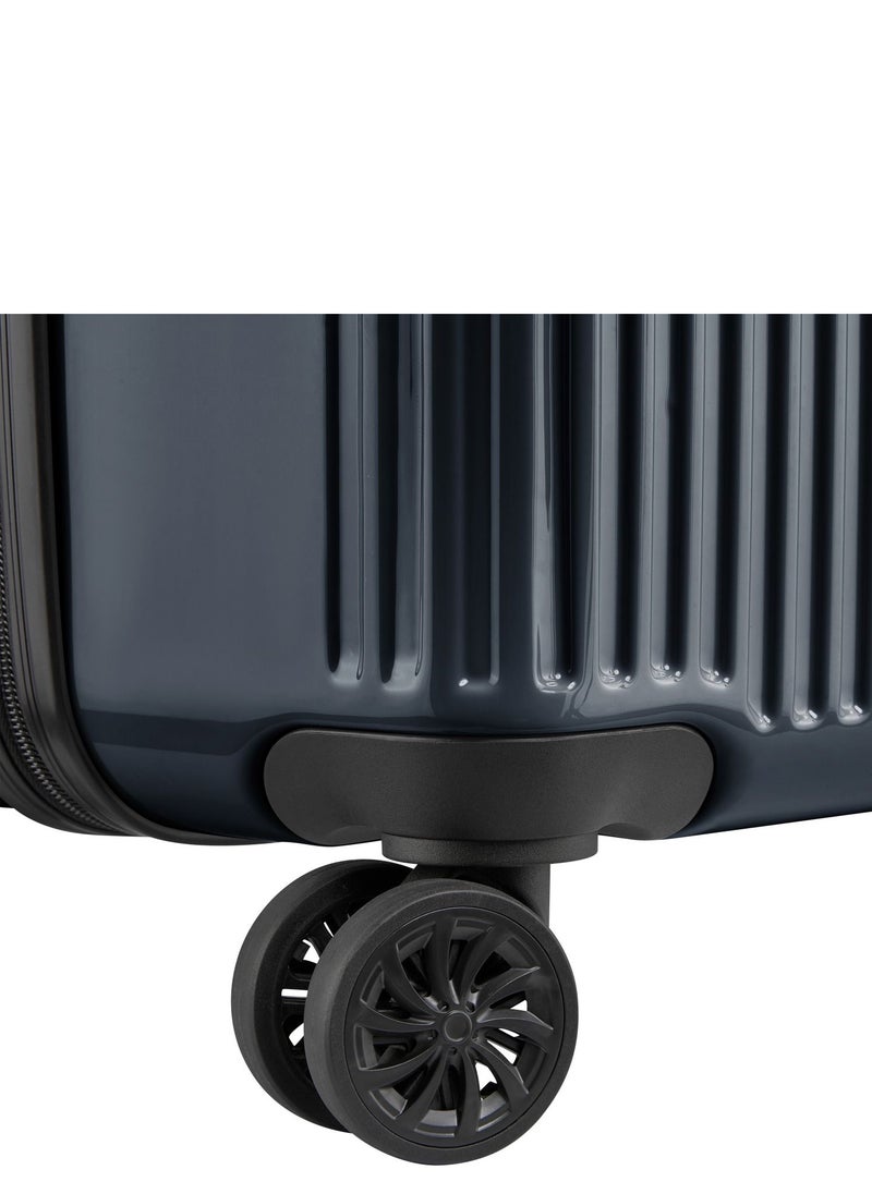DELSEY Paris - Ophelie 82cm Hardcase 4 Double Wheel Expandable Check-In Luggage Trolley - Glossy Blue - Image 1