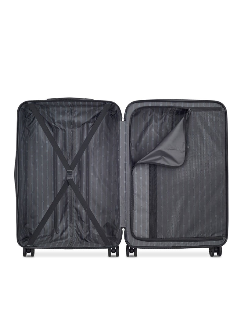 DELSEY Paris - Ophelie 82cm Hardcase 4 Double Wheel Expandable Check-In Luggage Trolley - Glossy Blue - Image 1