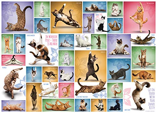 eurographics Yoga Cats 1000-Piece Puzzle - Image 4