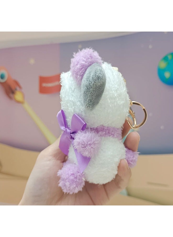 Kuromi Lovely Plush Toys Doll Keychain Panda Kuromi 15cm Plush Doll for Backpack,car,stationery box pendant - Image 2