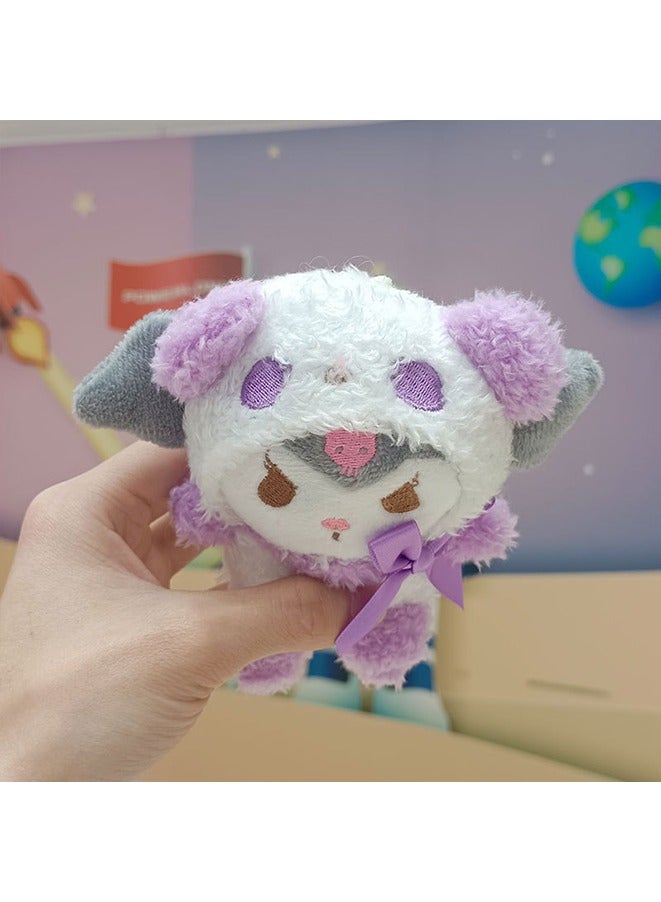 Kuromi Lovely Plush Toys Doll Keychain Panda Kuromi 15cm Plush Doll for Backpack,car,stationery box pendant - Image 3