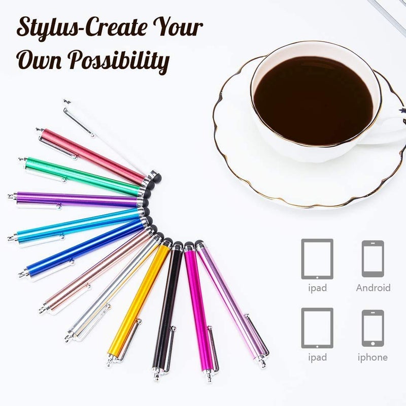 Briout Stylus Pens for Touch Screens, 36 Pack Capacitive Stylus, High Precision Compatible with All Universal Touch Screen Devices (12 Multicolor) - Image 3