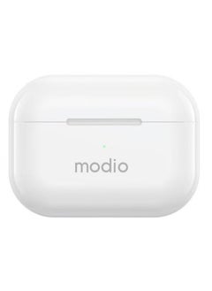modio Premium Deep Bass Wireless Bluetooth Headset D3 – True Wireless Stereo Earbuds with Bluetooth 5.3, Noise Isolation, Built-in Mic, Smart Touch Controls, and Portable Charging Case – Lightweight TWS Earphones for Android & iOS Devices – Hi-Fi Stereo Sound  - Image 4