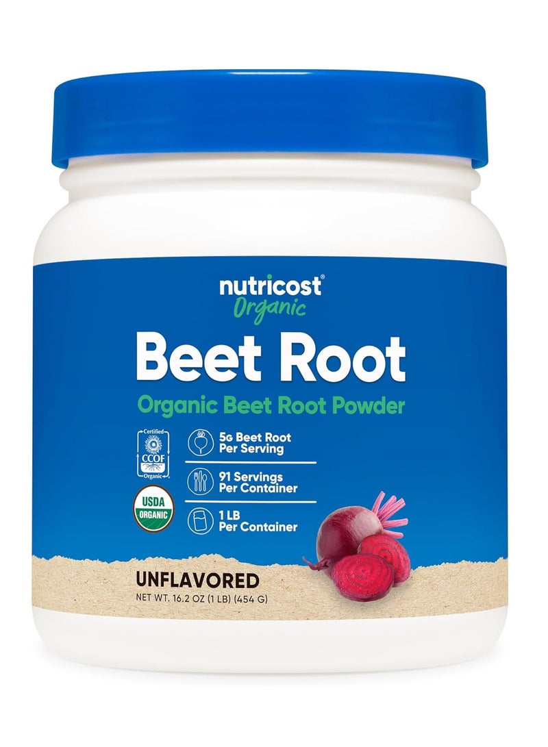 Nutricost Beet Root Powder Organic 1lb - Image 1