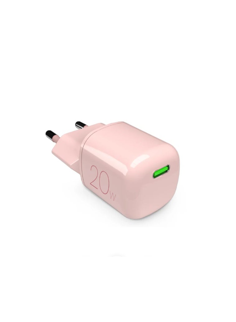 Moxom MX-HC202 Fast Charger with Dual USB Ports for Various Smartphones 2.4A - Pink - Image 1