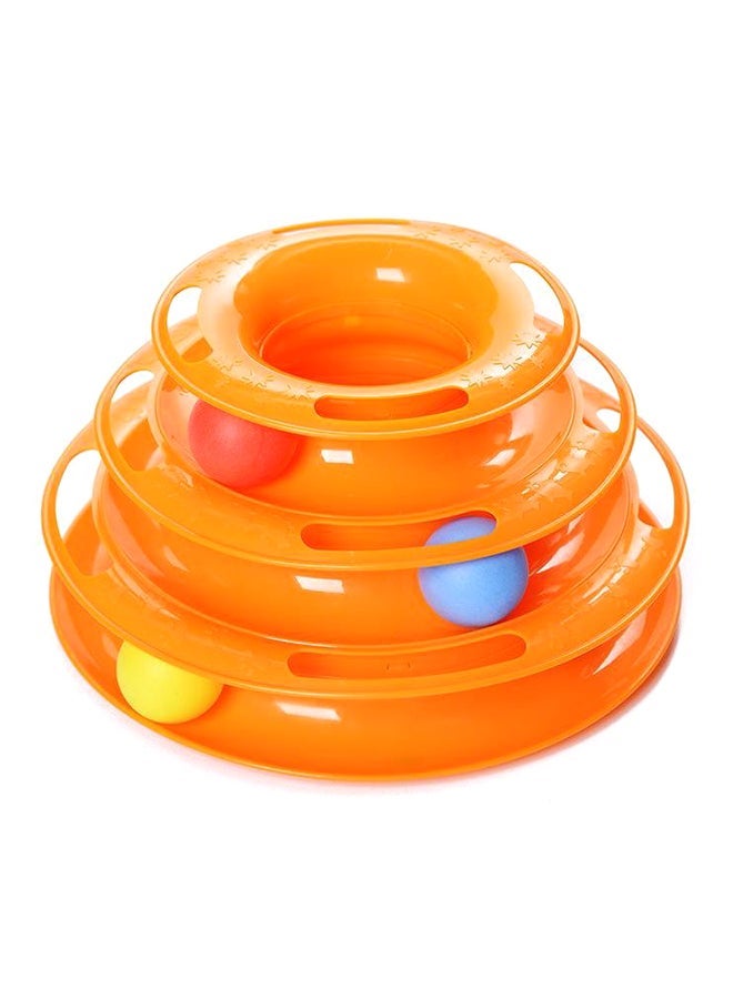 NIBEMINENT 3-Level Tower Track Orange/Yellow/Red - Image 1